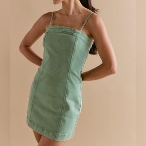 Elegant Green Mini Dress